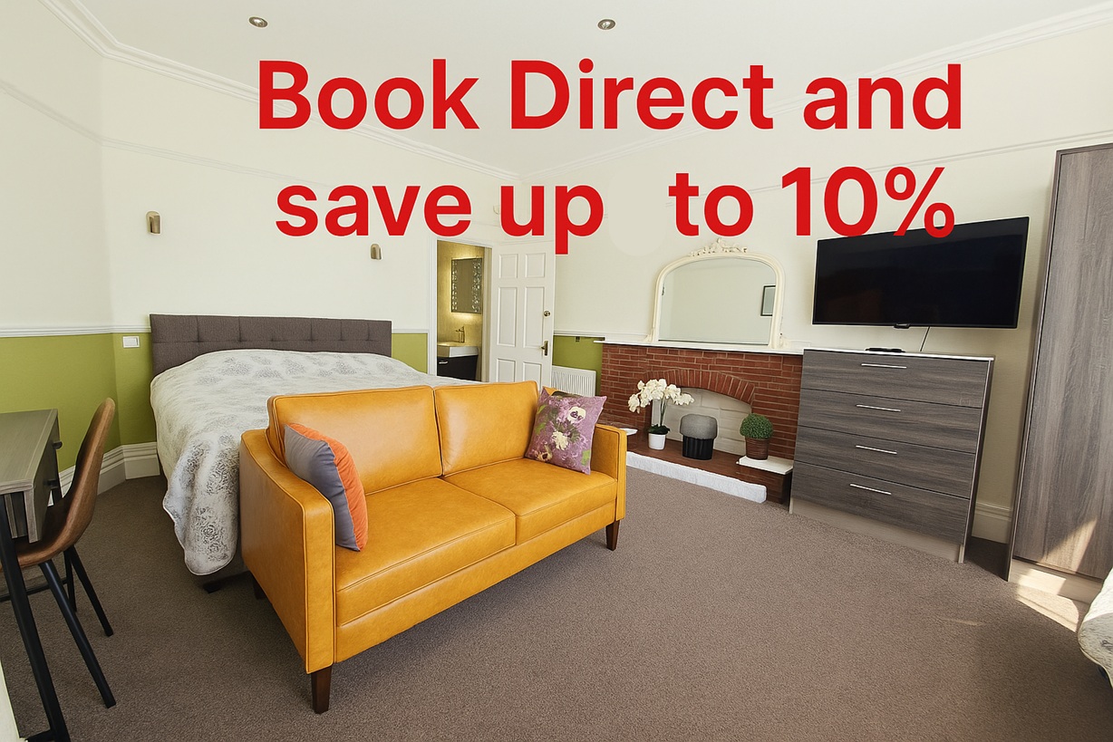 Book Directly and save up to 10% on our cosy hotel rooms in Bromley Kent